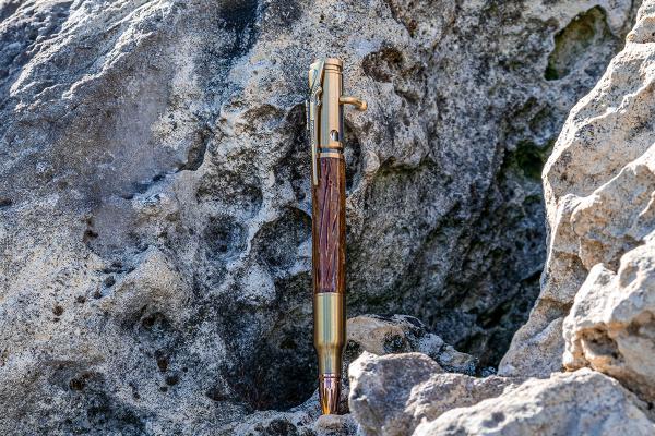 PSI Bolt Action Pen V2 Cal 30 Antik Messing